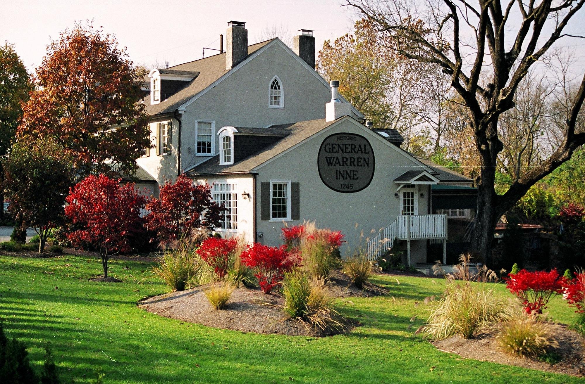 The Historic General Warren Inne (1745) in Malvern, PA, a landmark Chester County stone home